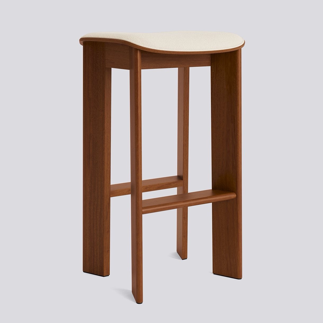 HAY Chisel 30 Bar Stool High Upholstered