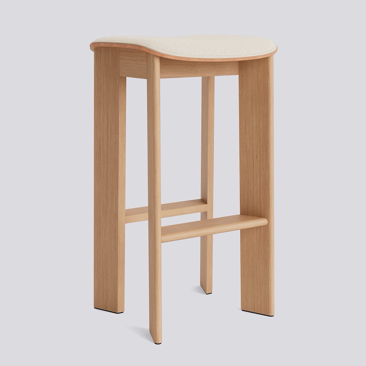 HAY Chisel 30 Bar Stool High Upholstered