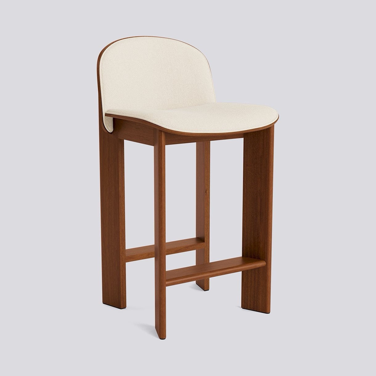HAY Chisel 35 Bar Stool Low Upholstered