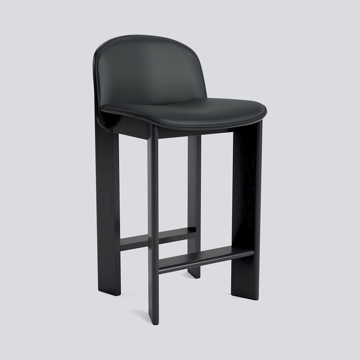 HAY Chisel 35 Bar Stool Low Upholstered