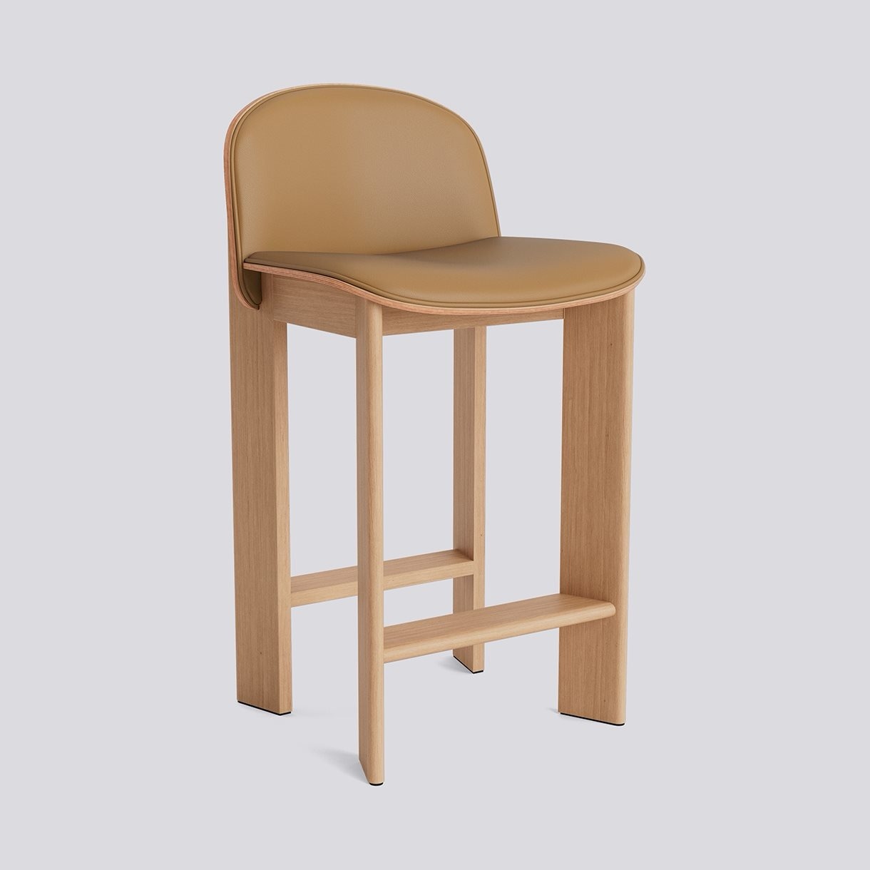 HAY Chisel 35 Bar Stool Low Upholstered