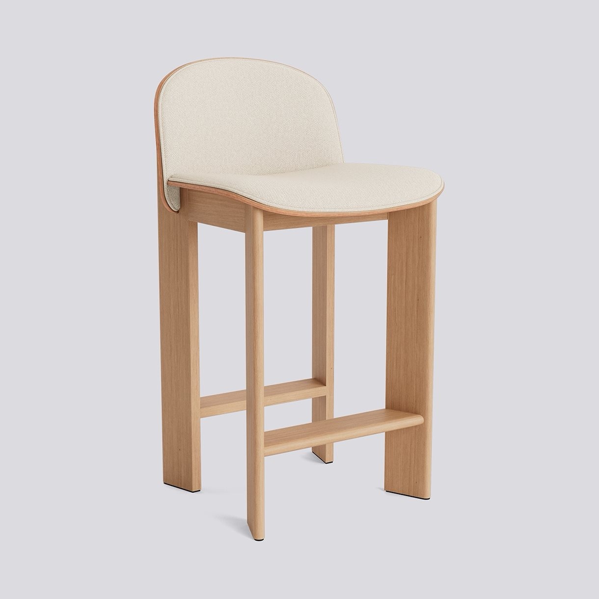 HAY Chisel 35 Bar Stool Low Upholstered