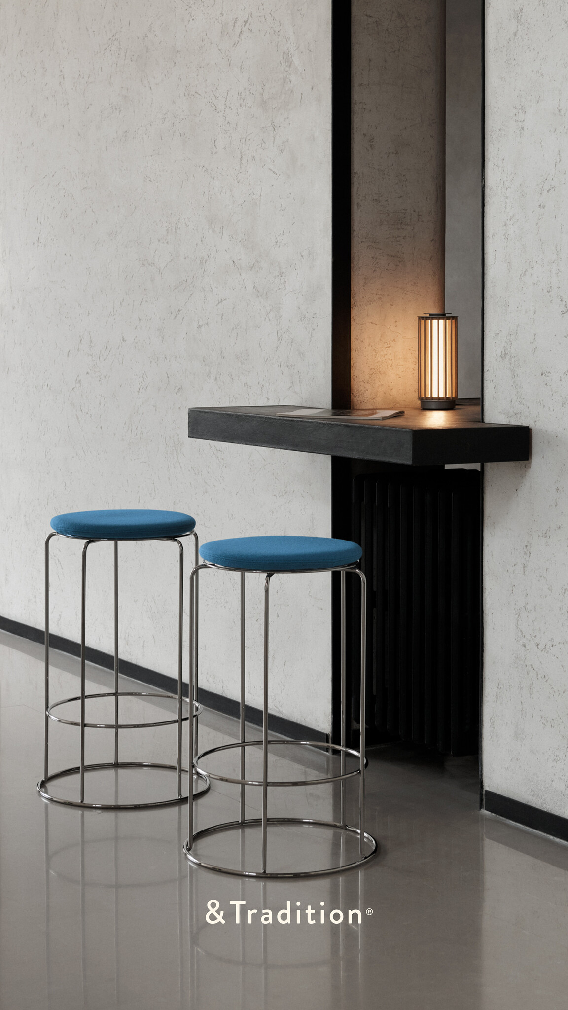 &Tradition Wire Counter Stool VP15
