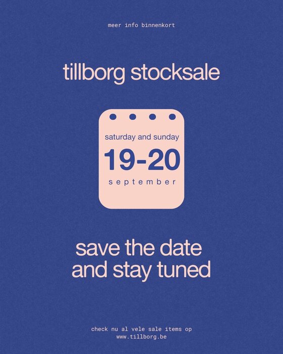 Stocksale 19 & 20 september 2026