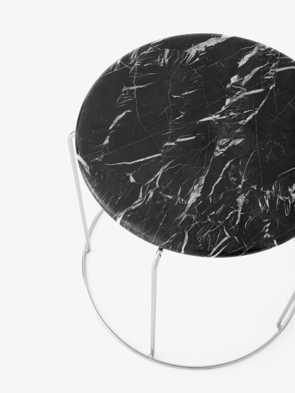 &Tradition Wire Stool Marble Top