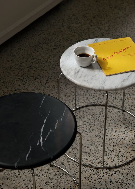 &Tradition Wire Stool Marble Top
