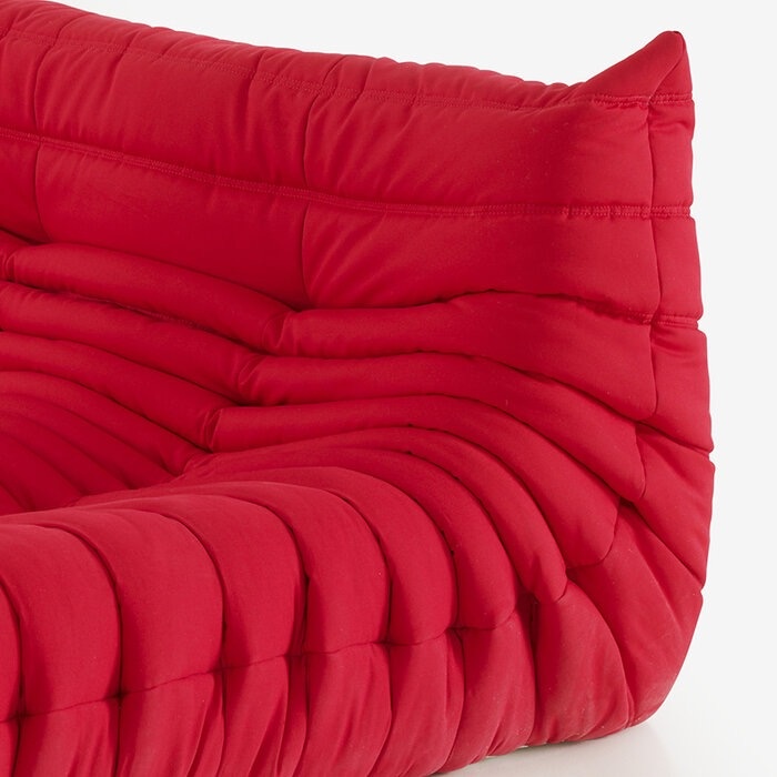 Ligne Roset Togo 2-zit lounge - Alcantara Goya Red