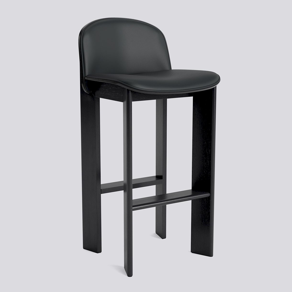 HAY Chisel 35 Bar Stool High Upholstered