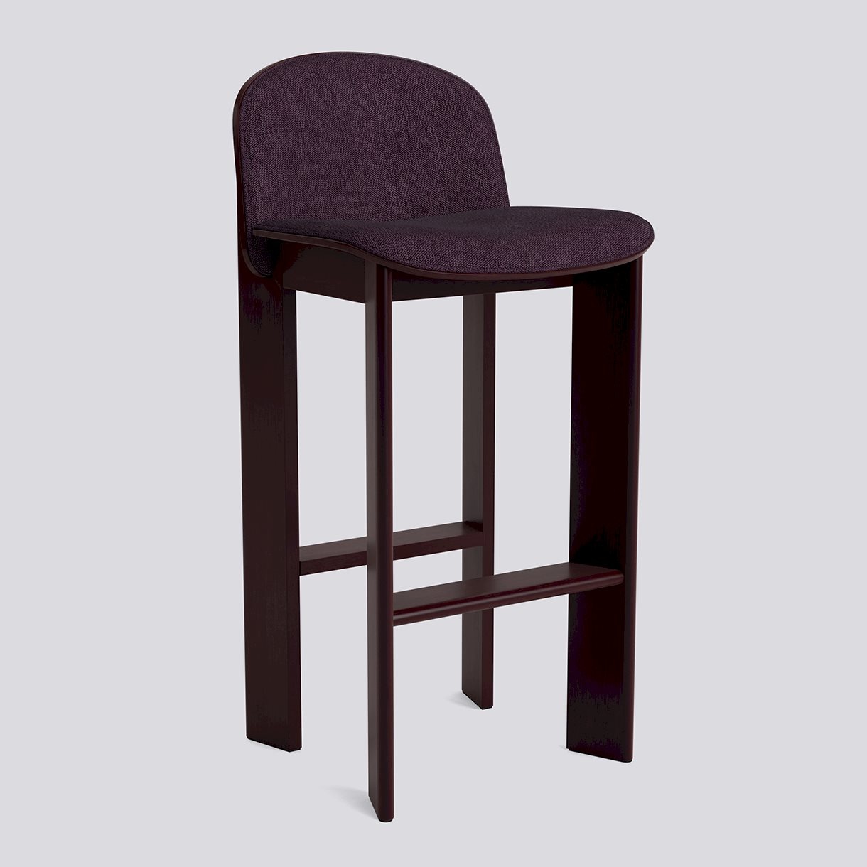 HAY Chisel 35 Bar Stool High Upholstered