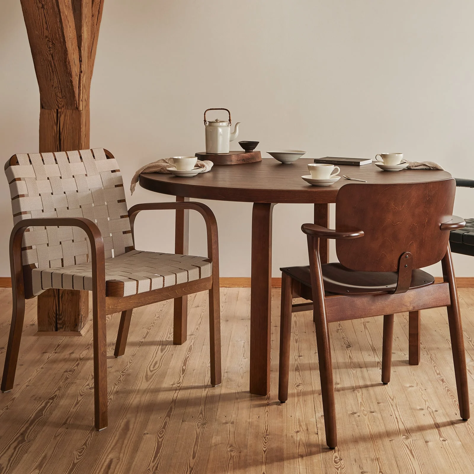 Artek Aalto Table 91 - Walnut Stained - SHOWROOM MODEL