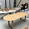 STUDIO HENK Eettafel plat ovaal - Cylinder - 220 x 90 cm - verjongd - Eiken natural light hardwax olie - SHOWROOM MODEL