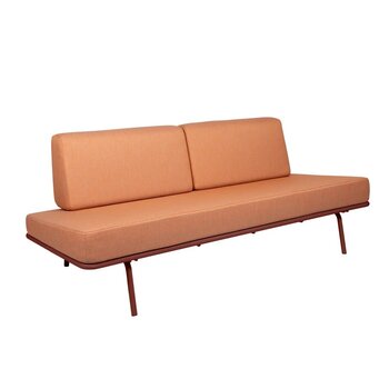 Weltevree Sofabed - Orange Cushion Orange Cushion/Red Frame + cover - STOCK ITEM