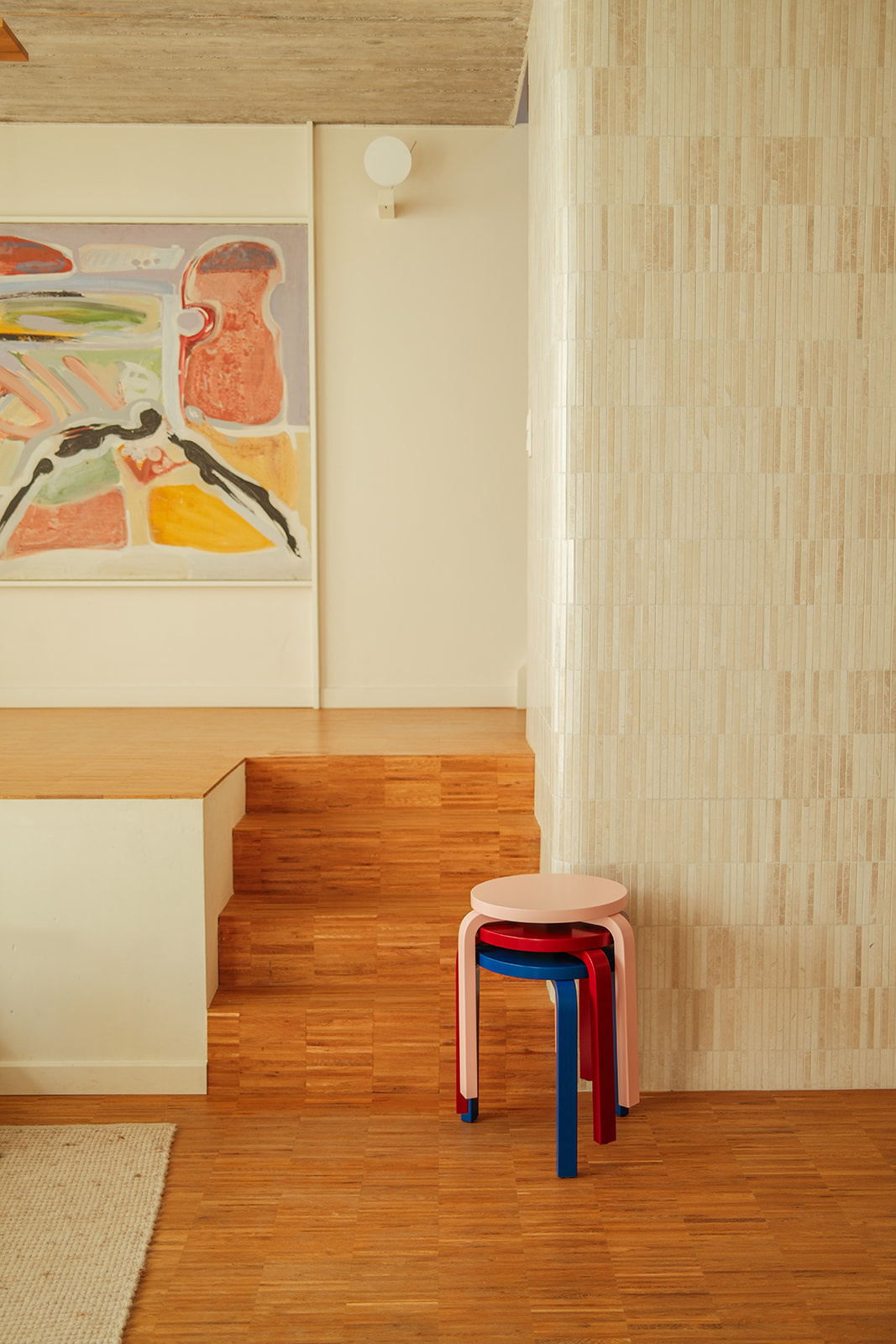 Artek Stool 60 tillborg Anniversary Edition - limited edition - set of 3 mono colours