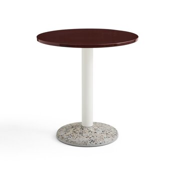 HAY Ceramic Table Ø70cm Bordeaux - STOCK ITEM