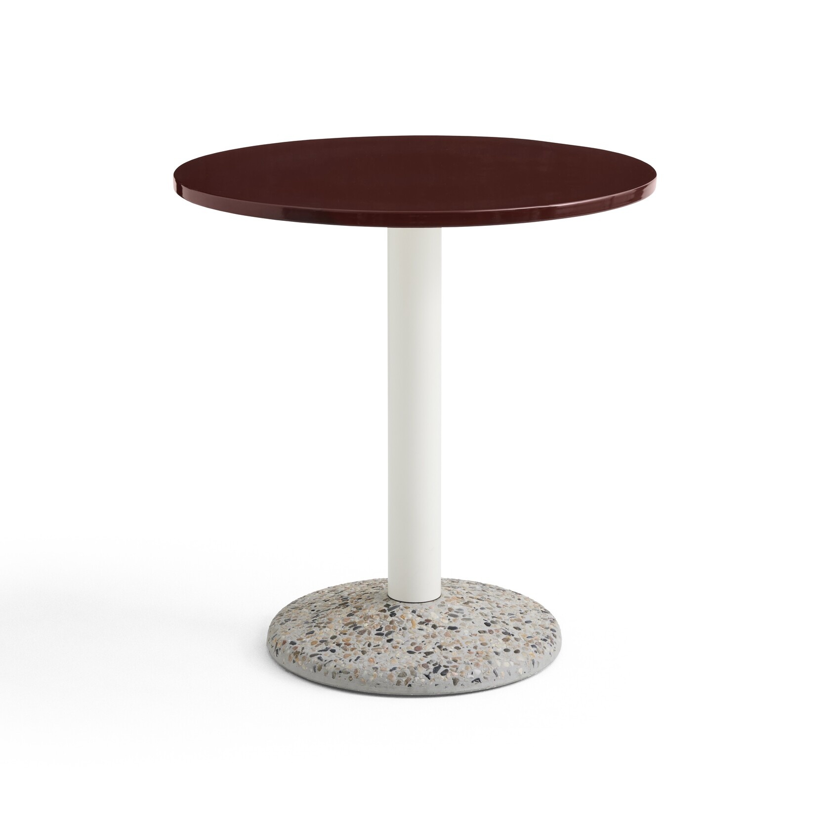 HAY Ceramic Table Ø70cm Bordeaux - STOCK ITEM