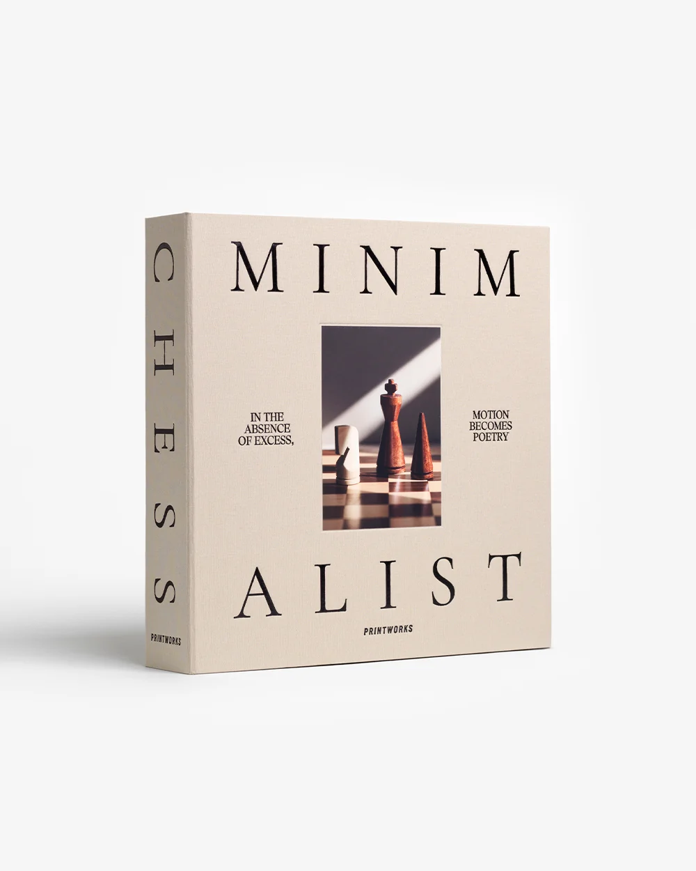 PRINTWORKS Wood chess - The Minimalist