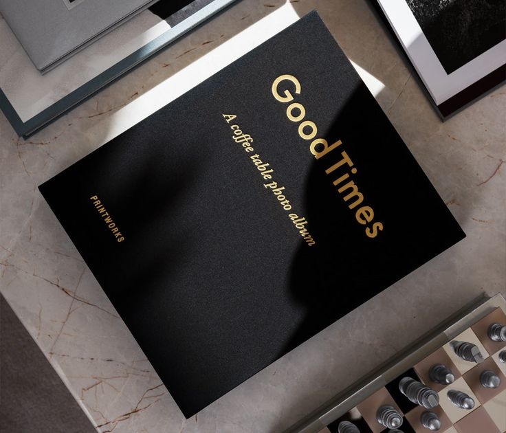 PRINTWORKS Photo album - Good Times - Black