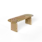 STUDIO HENK Eettafel plat ovaal - Slot - 240 x 100 cm - verjongd - Eiken naturel lak