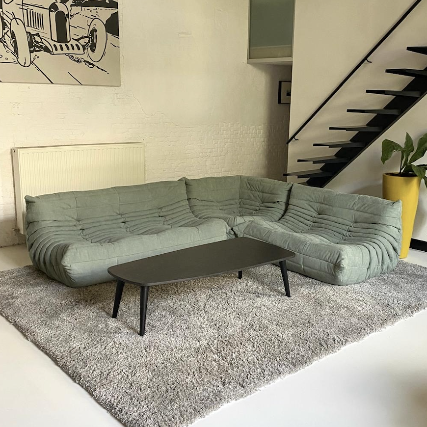 Ligne Roset Togo configuratie - Alcantara Celadon - SHOWROOMMODEL