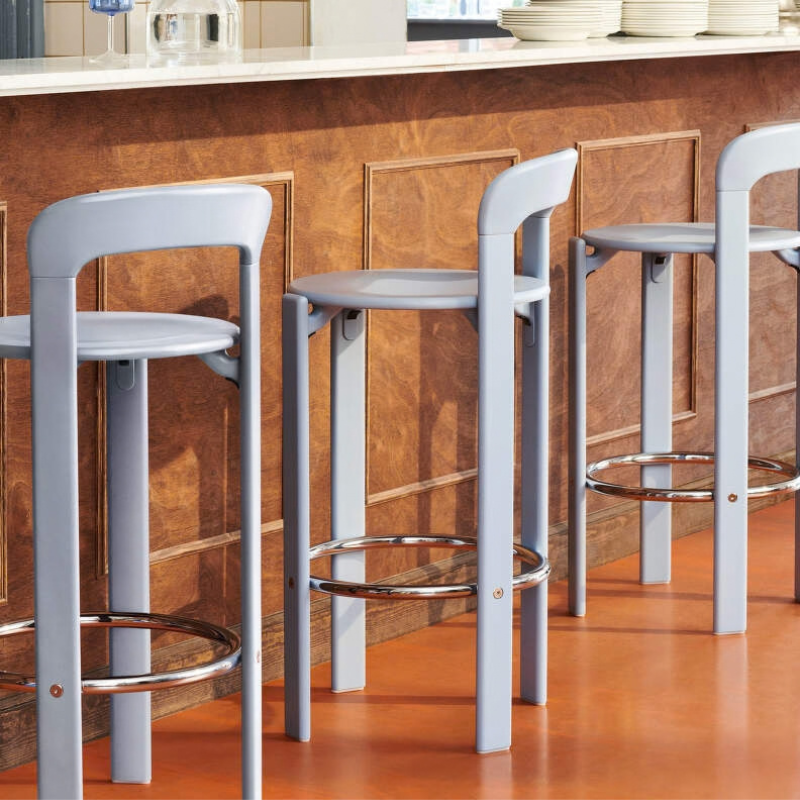 HAY Rey Bar Stool 65 Slate Blue - SHOWROOM MODEL