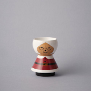 Lucie  Kaas Bordfolk egg holder Mrs. Claus