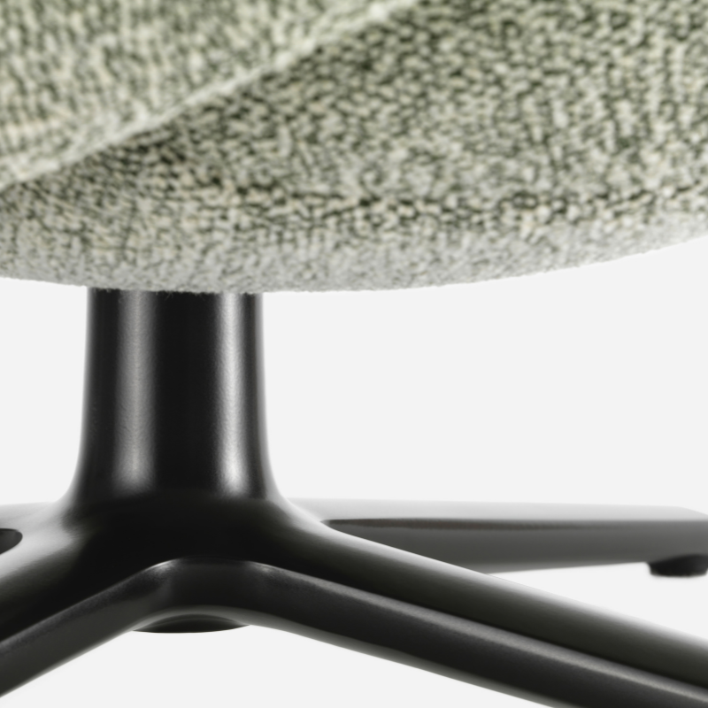 Vitra Grand Repos & Panchina - Aluminium Basic Dark/Nubia Ivory Forest