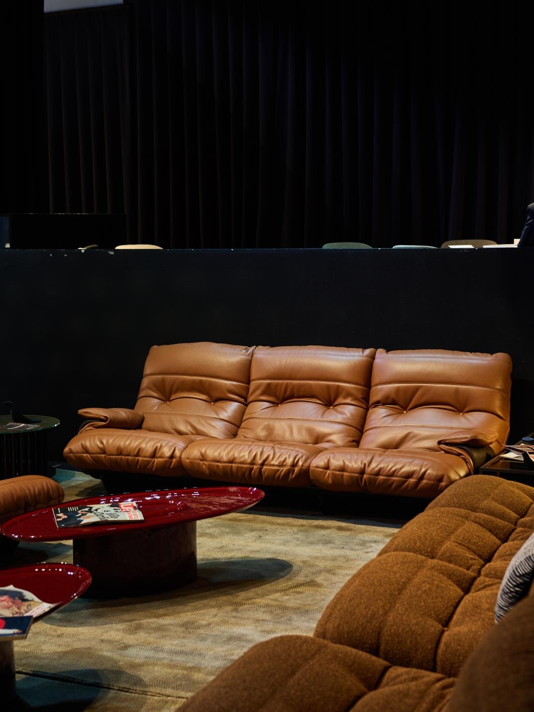 Ligne Roset Marsala Grote Canapé - Kyoto Gold