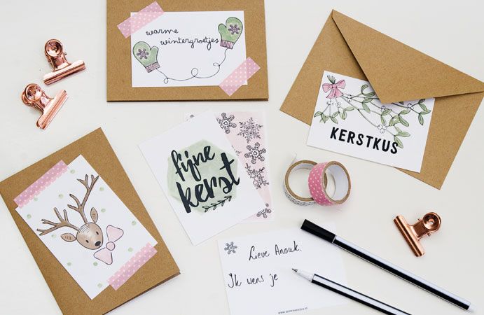 Lieve én multifunctionele kerstkaartjes