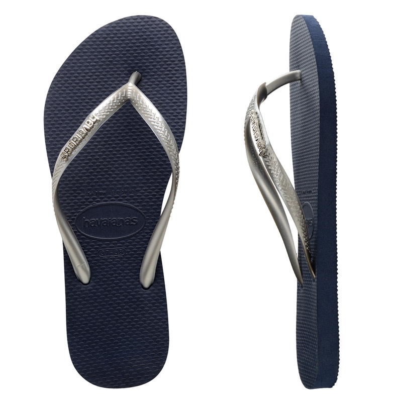 havaianas slim metal logo