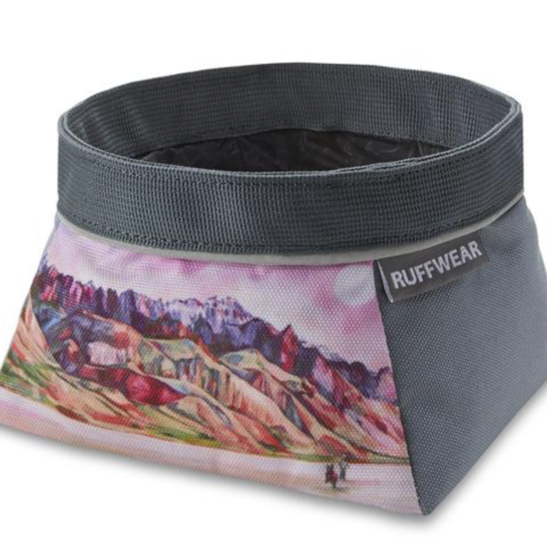 Outdoor Research Ruffwear Artist Series Quencher. Waterproof Dog Bowl