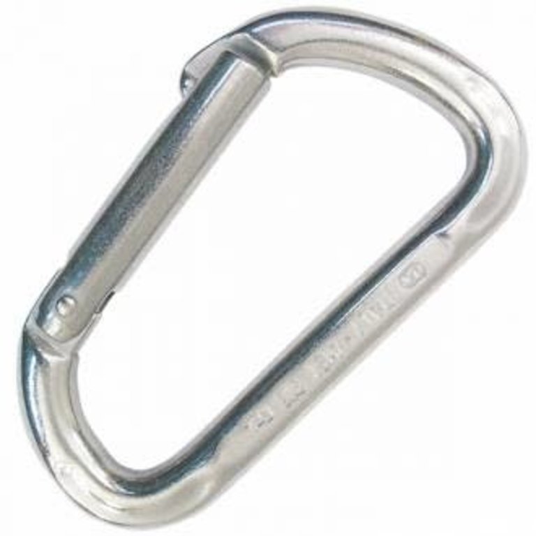 Kong Stainless Steel 16kN Carabiner - Indoor Straight Gate