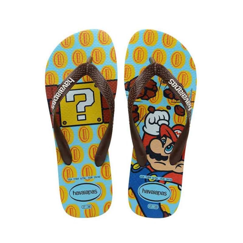 mario bros flip flops