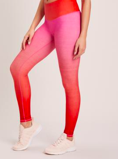 Women's Red Fair Joggers with high waist - Carpatree