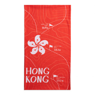 Hong Kong Trail Map Hong Kong Trail Map Neck Gaiter