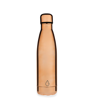 FLOW waterfles RVS rosegoud 500 ml
