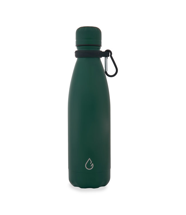 All FLOW waterfles RVS mosgroen 500 ml