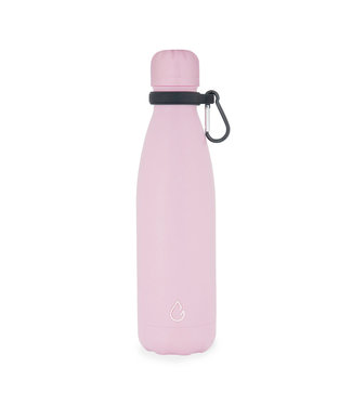 All FLOW waterfles RVS pastel roze 500 ml