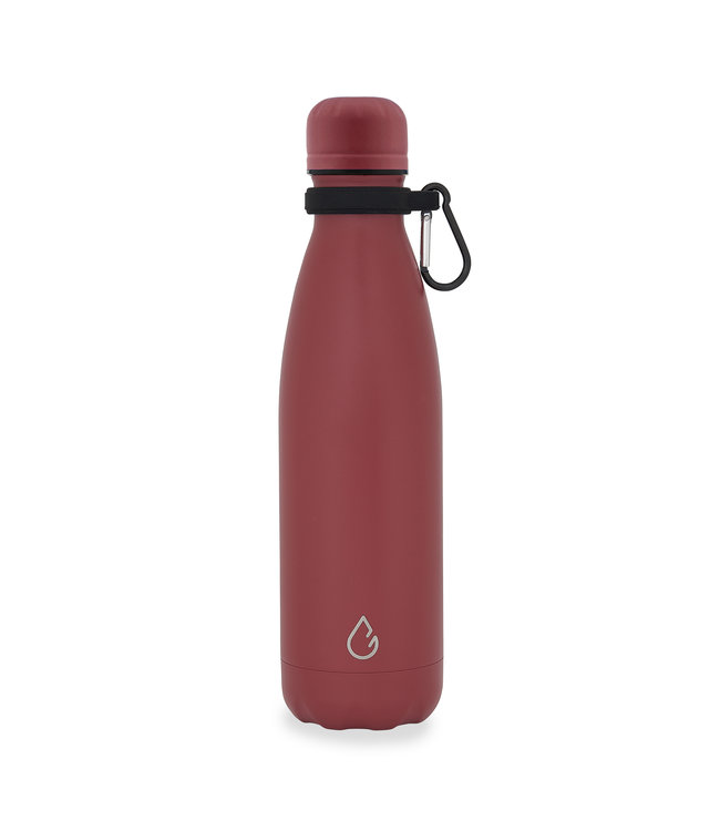 All FLOW waterfles RVS burgundy 500 ml