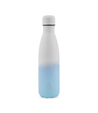 FLOW waterfles RVS mix wit/blauw 500 ml