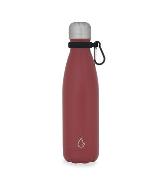 FLOW waterfles RVS burgundy 500 ml