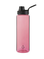 MOVE sport waterfles transparant roze 700 ml