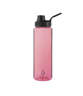 MOVE sport waterfles transparant roze 700 ml
