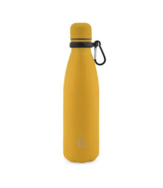 All FLOW waterfles RVS okergeel 500 ml