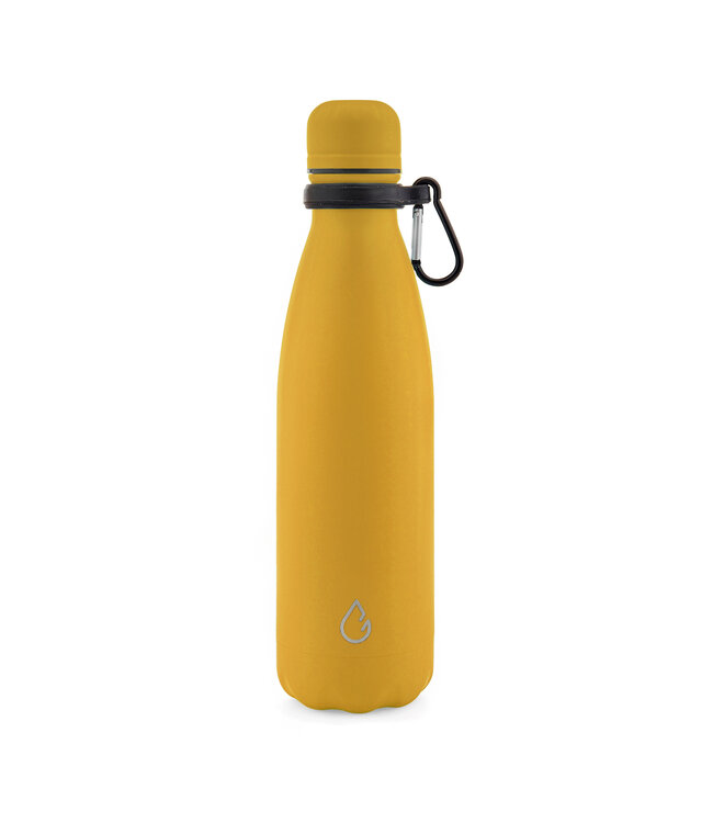 All FLOW waterfles RVS okergeel 500 ml