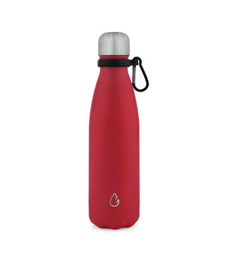 FLOW waterfles RVS rood 500 ml