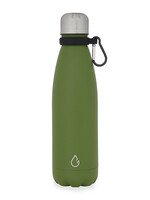 FLOW waterfles RVS olijfgroen 500 ml