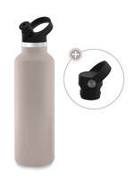 GO waterfles RVS nude 710 ml - met sportdop