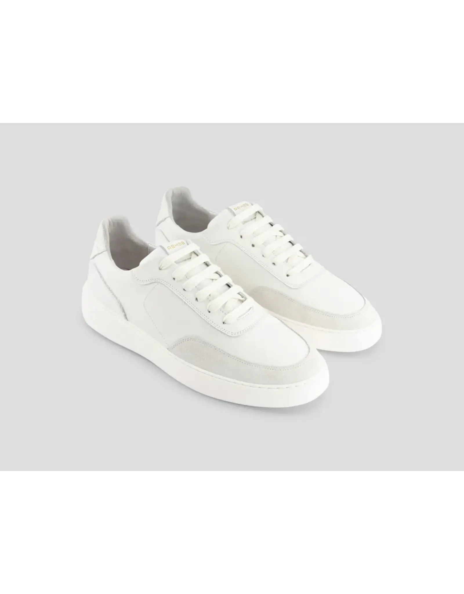 REHAB TAYLOR LTHR WITTE SNEAKER