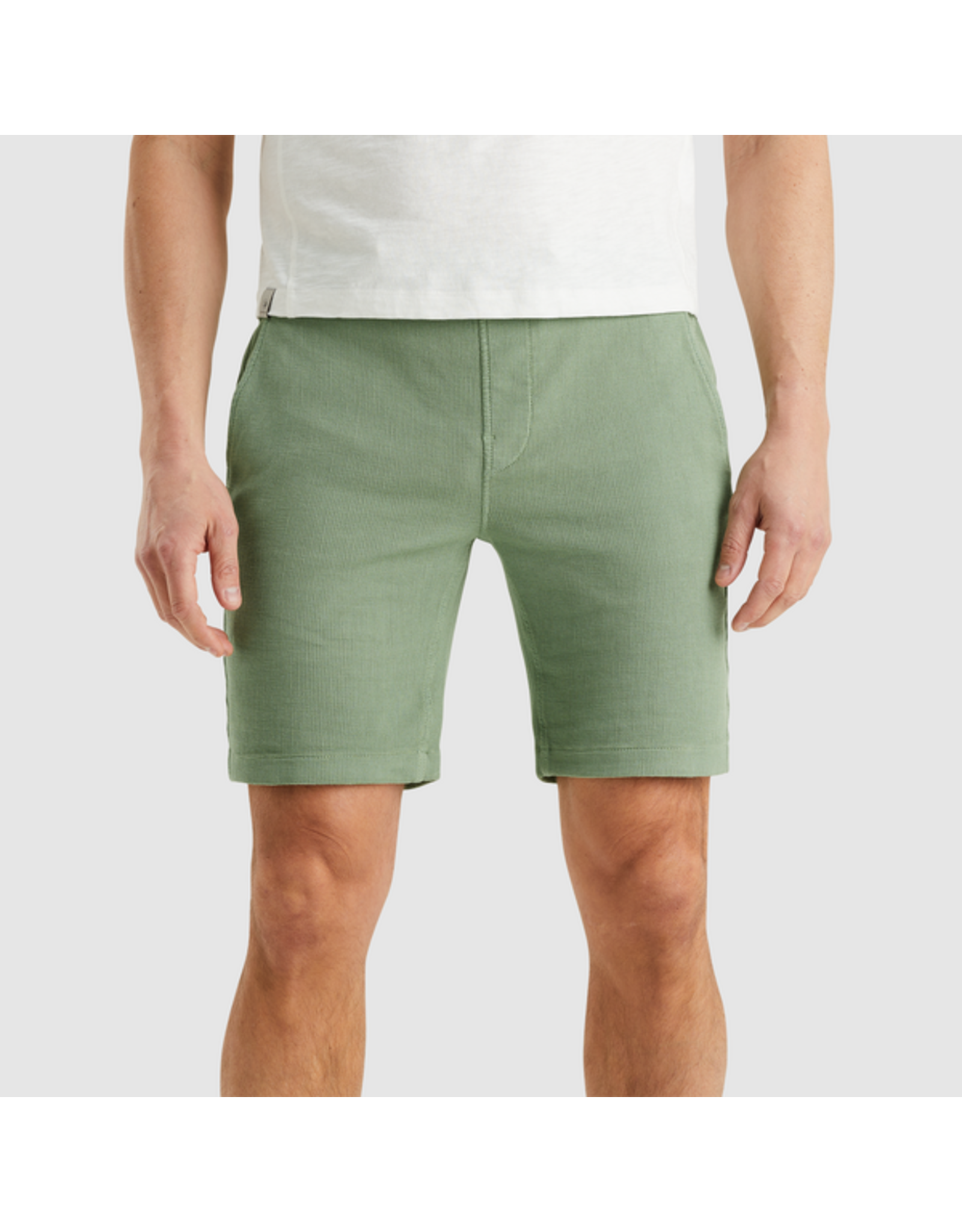 CASTIRON CHINO SHORTS MET WAFEL STRUCTUUR