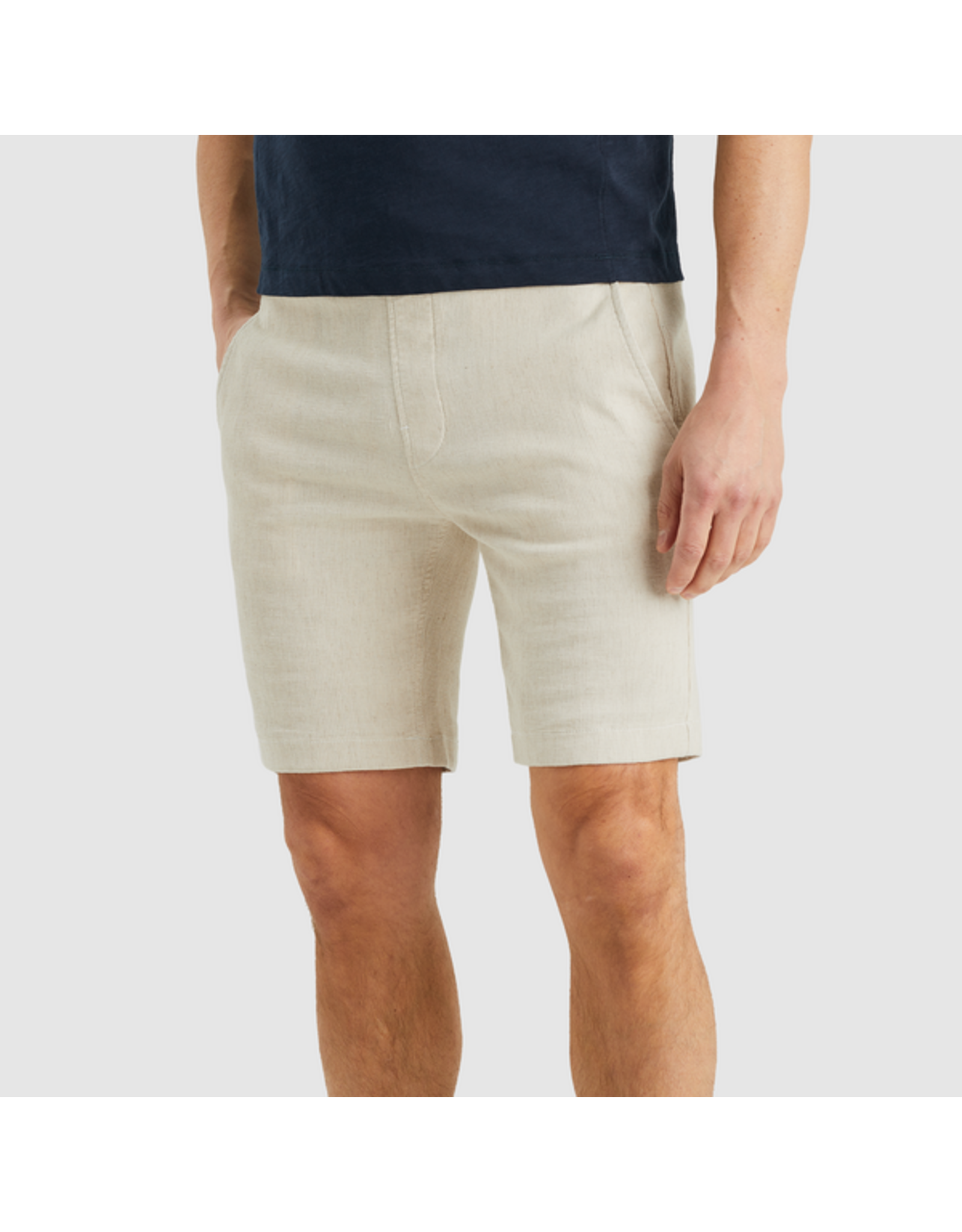 CASTIRON CHINO SHORTS MET WAFEL STRUCTUUR